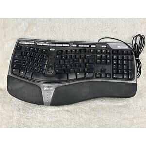 Microsoft Natural Ergonomic Keyboard 4000 V1.0 Black Wired USB